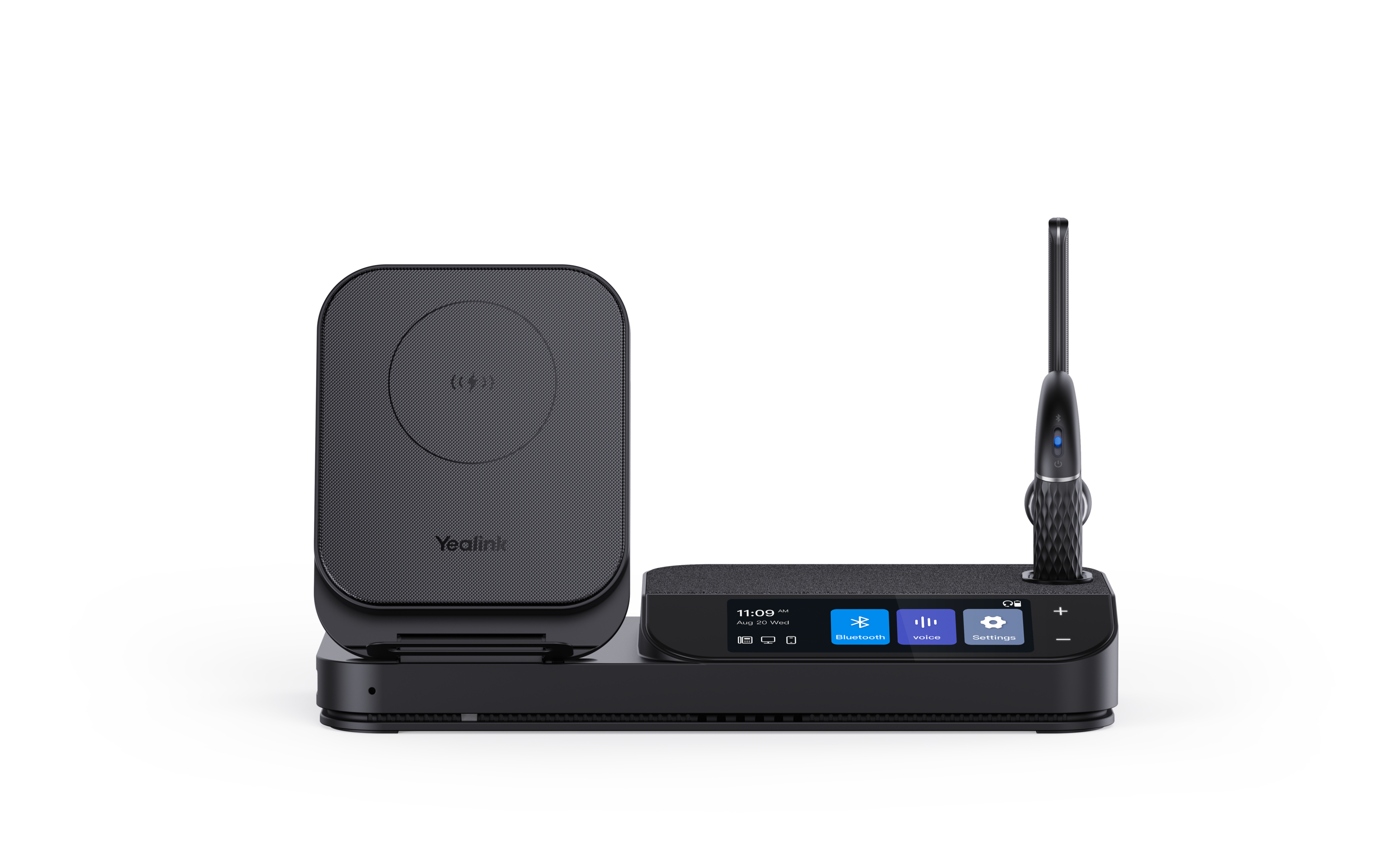 Casque Mono Yealink BH70 Avec Station De Charge - Réduction De Bruit, 35h Autonomie, Certifié Teams